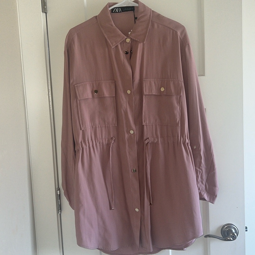Zara, Pink utility dress